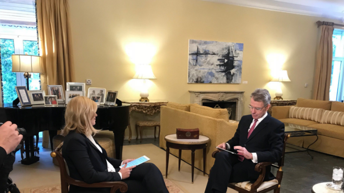 Πρέσβης ΗΠΑ: Είμαι αισιόδοξος σχετικά με την εξέλιξη του ζητήματος της ΠΓΔΜ